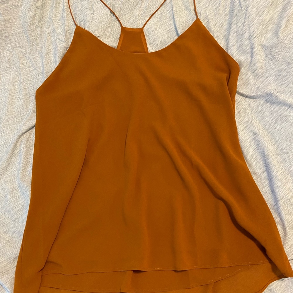 Thin strapped dressy tank top